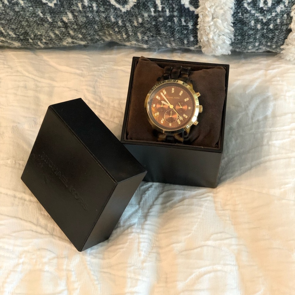 Michael Kors Tortoise Watch